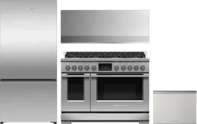 4 Piece Package Includes Refrigerator, Range, Hood And Dishwasher